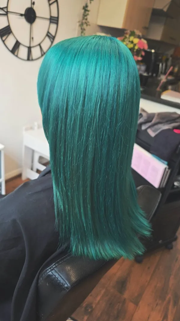 Sleek teal vivid